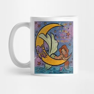 Mermaid on the Moon Mug